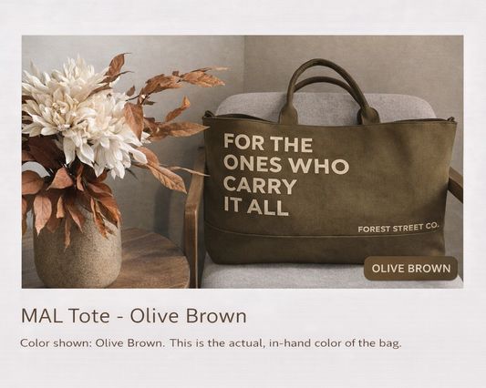 MAL Tote - Olive Brown